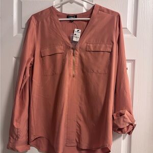 Express Women's Coral Blouse
